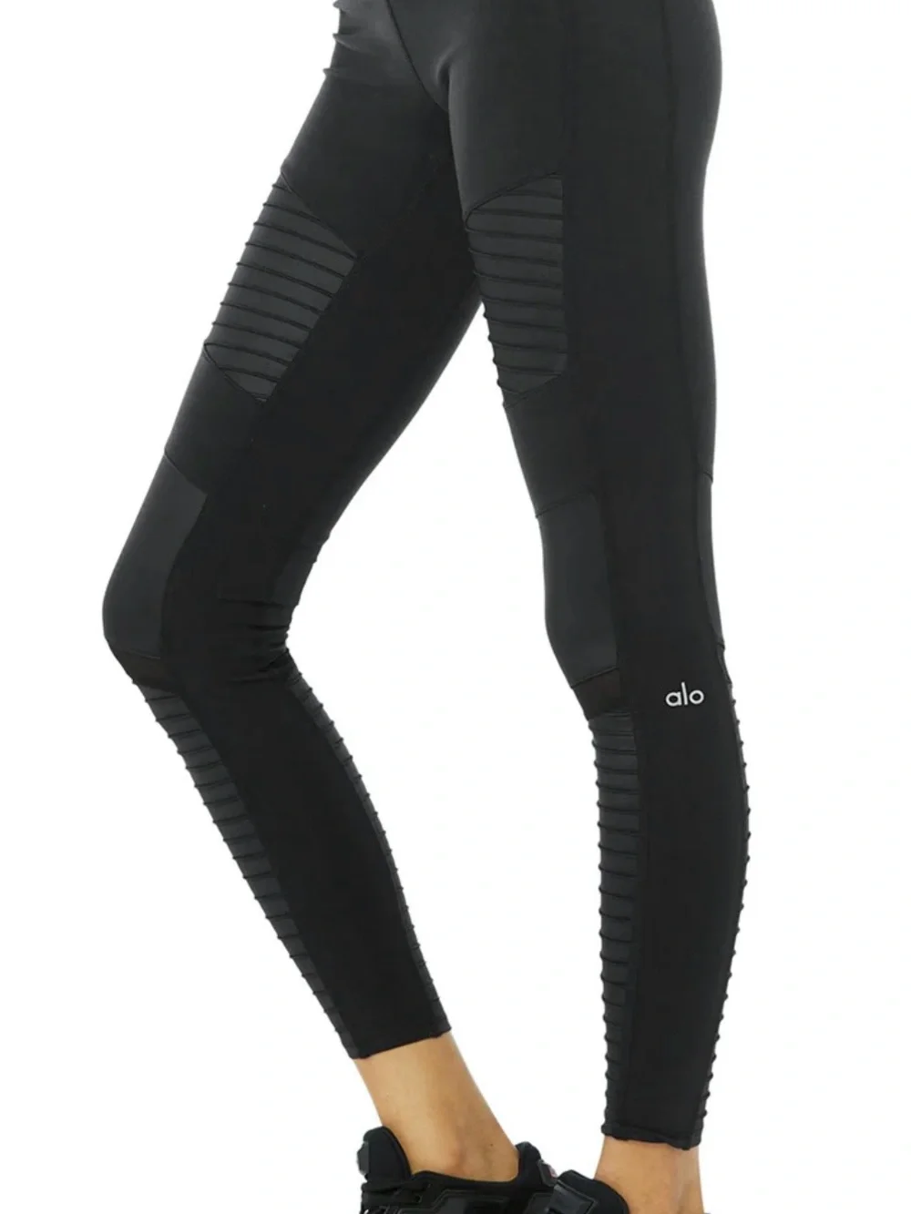 Alo Navy Moto Leggings